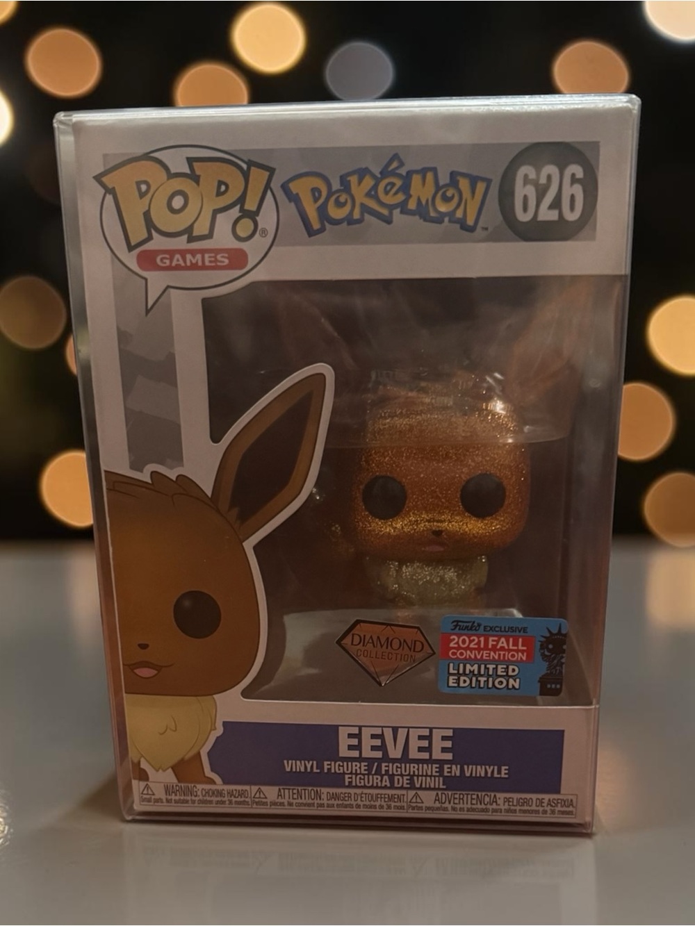 Funko Eevee Gold Glitter Exclusive Pokémon  Pop! Figure